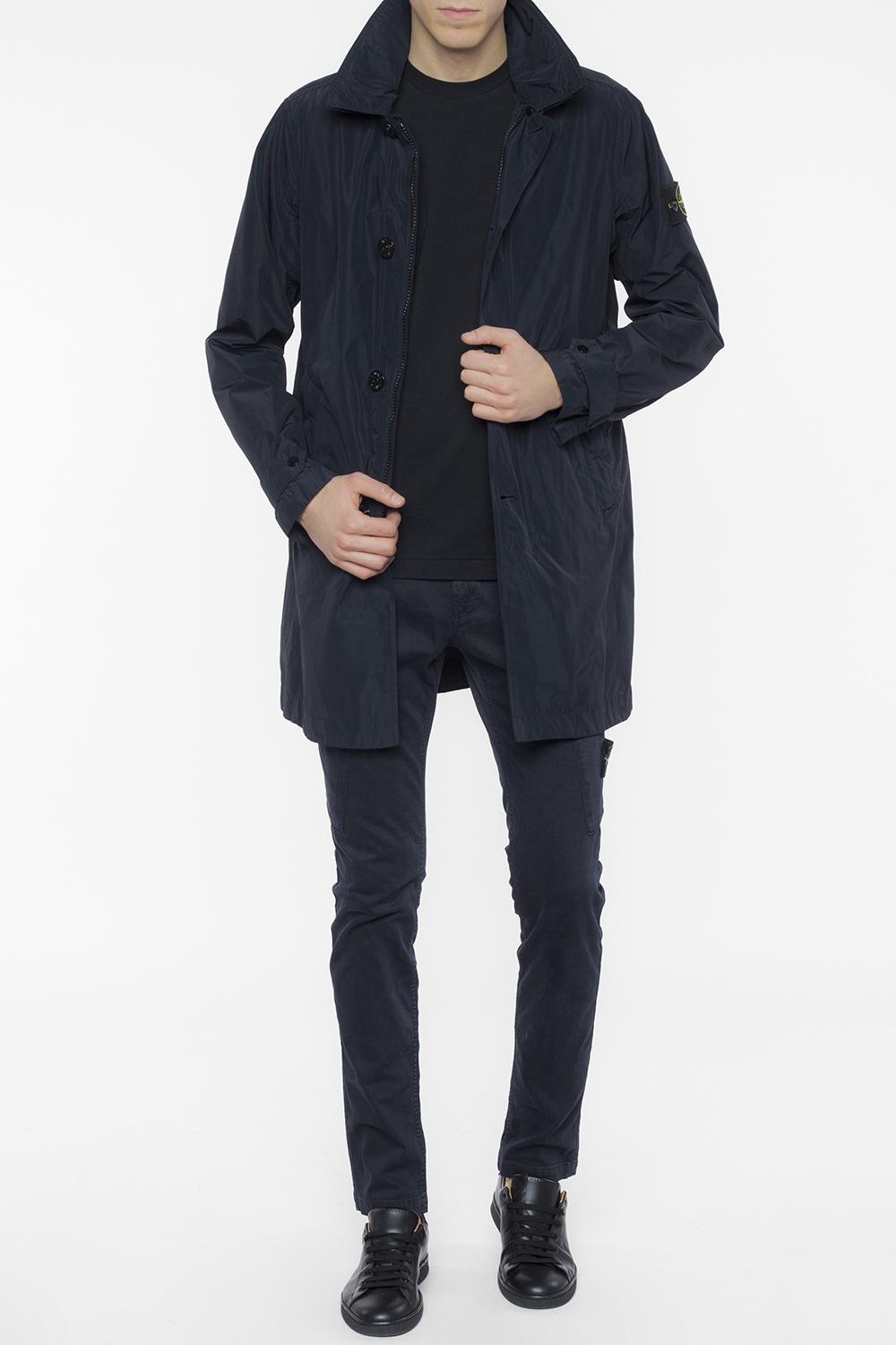 Stone Island Jacket with epaulettes Men's Clothing Vitkac